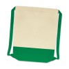 Cotton Drawstring Backsacks Kelly Green